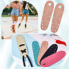 Suede Flat Toe Guard Protectors AJEW-WH0270-860A-01-5