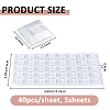 EPDM Nail Protection Self Adhesive Stickers DIY-FH0010-11A-2