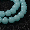 Imitation Jade Glass Beads Strands DGLA-S076-8mm-19-2