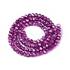 Transparent Electroplate Glass Beads Strands LS-EGLA-Q131-01A-07-2