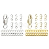 Brass Lobster Claw Clasps DIY-YW0009-37G-2