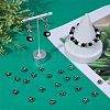 30Pcs Large Hole FootBall/Soccer Ball Alloy Enamel European Beads MPDL-SC0001-12-4