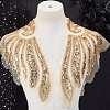 2Pcs 2 Styles Polyester Embroidery Sew on Appliques DIY-CY0001-02A-02-4