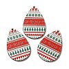 Single Face Printed Wood Big Pendants LS-WOOD-H102-03A-1