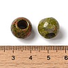 Natural Unakite European Beads G-N342-03K-3