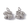 Rack Plating Brass Charms KK-C007-17P-3