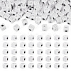 150Pcs 5 Styles Opaque Acrylic Beads SACR-TA0001-73-1