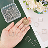 40Pcs 2 Style 304 Stainless Steel Linking Rings STAS-UN0045-69-4