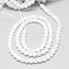 Natural White Jade Bead Strands G-R344-4mm-21-2