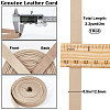 2M Flat Leather Cord LC-WH0007-07B-04-2