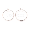 Brass Wine Glass Charm Rings Hoop Earrings X-EC067-2RG-1