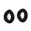 Opaque Spray Painted Acrylic Linking Rings OACR-T024-01-I10-2