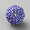 Opaque Acrylic Glitter Beads FIND-CJC0010-111A-14-2