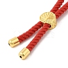 Twisted Nylon Cord Silder Bracelets X-DIY-B066-03G-15-3