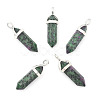 Natural Ruby in Zoisite Double Terminated Pointed Pendants G-F295-04N-3