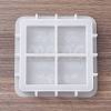 Square Mother's Day Word MOM DIY Tray Silicone Molds DIY-G112-02C-4