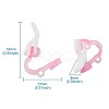 Plastic Clip-on Earring Findings LS-X-FIND-Q001-02-7