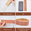 2Pcs Foam 3D Self-Adhesive Waterproof Wallpaper Border DIY-GF0010-19G-6