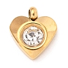 304 Stainless Steel Charms STAS-I165-05G-09-1