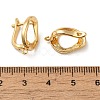 Brass Earring Findings LS-KK-O100-01G-3