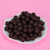 Round Silicone Focal Beads SI-JX0046A-22-3
