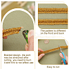 Polyester Centipede Lace Ribbon OCOR-WH0088-43A-02-4
