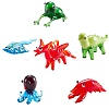 6Pcs 6 Style Handmade Lampwork Display Decorations AJEW-SZ0002-30-1