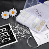 10 Style 12/0 & 8/0 Round Transparent & Silver Lined Round Hole & Trans & Opaque Colours Seed & Ceylon Glass Seed Beads SEED-YW0001-35-9