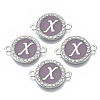 Alloy Enamel Links Connectors ENAM-TAC0003-01S-01X-1