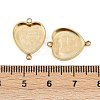 304 Stainless Steel Cabochon Connector Settings STAS-A194-06A-G-3