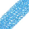 Electroplate Glass Beads Strands LS-EGLA-A044-T4mm-B08-1