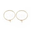 Ion Plating(IP) 316L Surgical Stainless Steel Hoop Earring Findings STAS-D164-04G-3