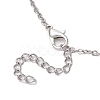 Cross 304 Stainless Steel Pendant Necklaces NJEW-JN05200-02-5