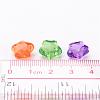 Transparent Mixed Color Acrylic Star Beads X-TACR-S091-12mm-M-4