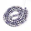 Baking Paint Glass Beads Strands X-DGLA-N003-8mm-C08-3