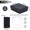 Kraft Cotton Filled Cardboard Paper Jewelry Set Boxes CBOX-R036-11B-2
