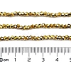 Transparent Electroplate Glass Beads Strands EGLA-A039-T2mm-UA01-4