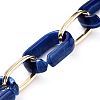 Handmade Acrylic & Aluminium Cable Chains AJEW-JB00560-01-2