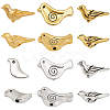 150Pcs 6 Styles Tibetan Style Alloy Beads TIBEB-SC0001-48-7