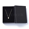 Brass Micro Pave Cubic Zirconia Pendant Necklaces NJEW-JN02426-5