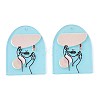 Translucent Cellulose Acetate(Resin) Pendants X-KY-T040-39-2