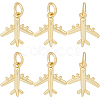 Beebeecraft 12Pcs Rack Plating Brass Charms ZIRC-BBC0002-51-1