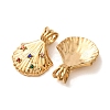 304 Stainless Steel Rhinestone Pendants RB-CBA5CCB-03G-3