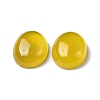 Natural Yellow Agate Cabochons G-A029-01-07-3