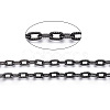 Aluminium Textured Cable Chains CHA-T001-38B-4