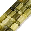 Natural Xiuyan Jade Beads Strands G-Q616-09E-01-2