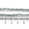 1 Strand Faceted Bicone Full Plated Glass Beads Strands X-EGLA-J026-3mm-F10-3