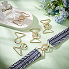 6Pcs Alloy Belt Buckles FIND-BC0004-73G-5