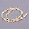 Natural Yellow Jade Beads Strands G-Q462-6mm-36-2