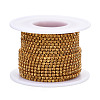 Electrophoresis Iron Rhinestone Strass Chains CHC-Q009-SS6.5-B17-3